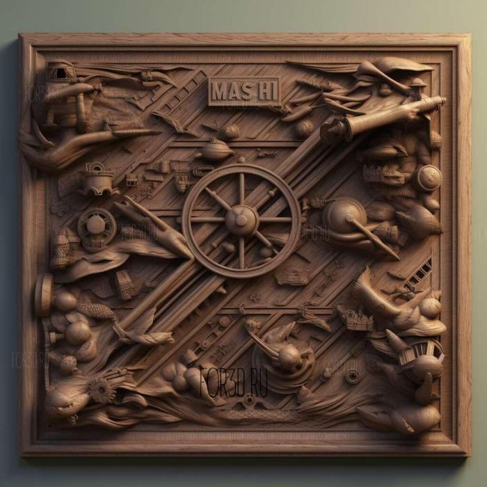 MASH TV series 1 stl model for CNC